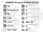 Piec kominkowy żeliwny KAWMET Premium ATHENA S12 - atrybuty