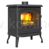 Piec kominkowy żeliwny KAWMET Premium EOS S13 (10 kW), z dodatkowymi bocznymi drzwiczkami