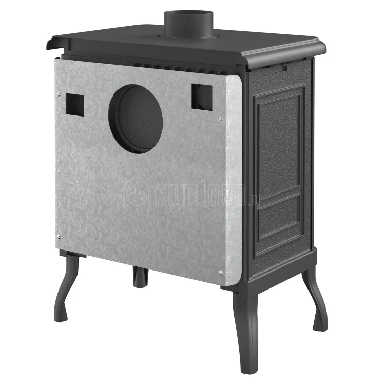 Piec kominkowy żeliwny KAWMET Premium EOS S13 (10 kW), z dodatkowymi bocznymi drzwiczkami