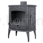 Piec kominkowy żeliwny KAWMET Premium SELENA S14 ECO, piec wolnostojący z dodatkowymi bocznymi drzwiami