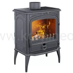 Piec kominkowy żeliwny KAWMET Premium SELENA S14 ECO, piec wolnostojący z dodatkowymi bocznymi drzwiami