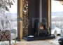 Piec kominkowy żeliwny KAWMET Premium SELENA S14 ECO - aranżacja
