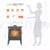 Piec kominkowy żeliwny KAWMET Premium SELENA S14 ECO - karta techniczna