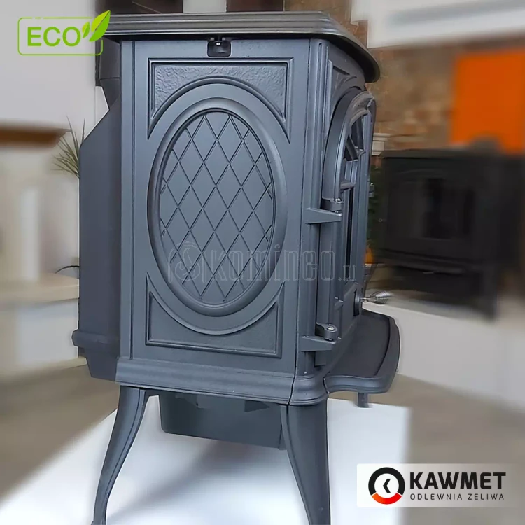 Piec kominkowy żeliwny KAWMET Premium SPARTA S10 ECO