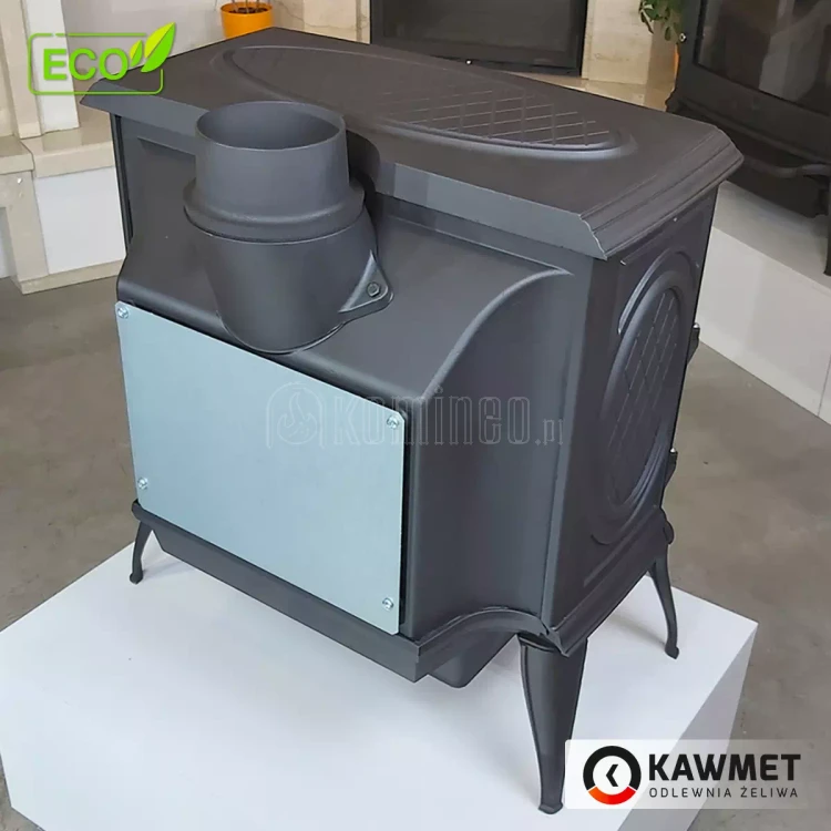 Piec kominkowy żeliwny KAWMET Premium ZEUS S9 ECO, piec wolnostojący z podwójnymi drzwiczkami