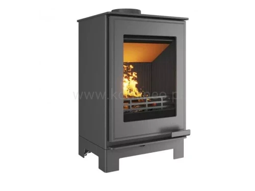 Piec kominkowy stalowo-żeliwny KAWMET HARITA S15i Basic ECO, piec wolnostojący na nóżkach