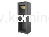 Piec kominkowy stalowo-żeliwny KAWMET HARITA S15i L-BOX ECO, piec wolnostojący z wnęką na drewno