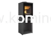 Piec kominkowy stalowo-żeliwny KAWMET HARITA S15i L-BOX Decor ECO, piec typu koza ze schowkiem na drewno