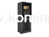 Piec kominkowy stalowo-żeliwny KAWMET HARITA S15i L-BOX Decor ECO, piec typu koza ze schowkiem na drewno