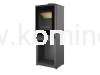 Piec kominkowy stalowo-żeliwny KAWMET HARITA S15i L-BOX Decor ECO, piec typu koza ze schowkiem na drewno