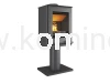 Piec kominkowy stalowo-żeliwny KAWMET HARITA S15i Leg ECO, piec wolnostojący na nodze, z dolotem powietrza