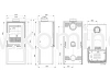 Piec kominkowy stalowo-żeliwny KAWMET HARITA S15i S-BOX ECO - schemat