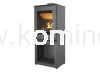Piec kominkowy stalowo-żeliwny KAWMET HARITA S15i S-BOX ECO, piec wolnostojący ze schowkiem na drewno