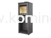 Piec kominkowy stalowo-żeliwny KAWMET HARITA S15v L-BOX ECO, piec wolnostojący ze schowkiem na drewno