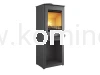 Piec kominkowy stalowo-żeliwny KAWMET HARITA S15v L-BOX ECO, piec wolnostojący ze schowkiem na drewno