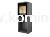 Piec kominkowy stalowo-żeliwny KAWMET HARITA S15v L-BOX Decor ECO, piec wolnostojący ze schowkiem na drewno