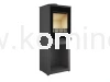 Piec kominkowy stalowo-żeliwny KAWMET HARITA S15v L-BOX Decor ECO, piec wolnostojący ze schowkiem na drewno