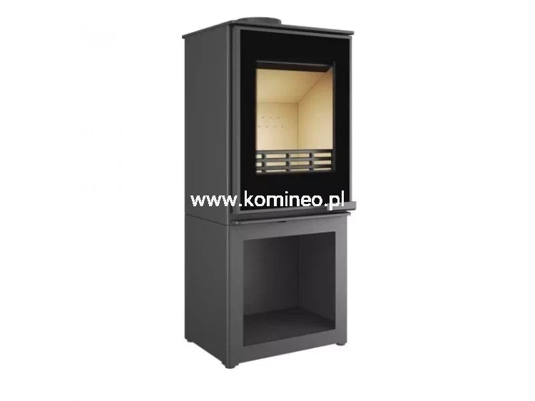 Piec kominkowy stalowo-żeliwny KAWMET HARITA S15v S-BOX Decor ECO
