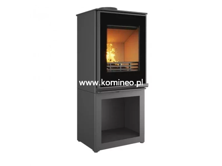 Piec kominkowy stalowo-żeliwny KAWMET HARITA S15v S-BOX Decor ECO