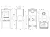 Piec kominkowy stalowo-żeliwny KAWMET HARITA S15v S-BOX Decor ECO - schemat