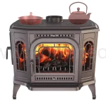 Piec kominkowy żeliwny z płytą grzewczą KAWMET P7 CookTop LB ECO