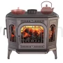 Piec kominkowy żeliwny z płytą grzewczą KAWMET P7 CookTop LB ECO