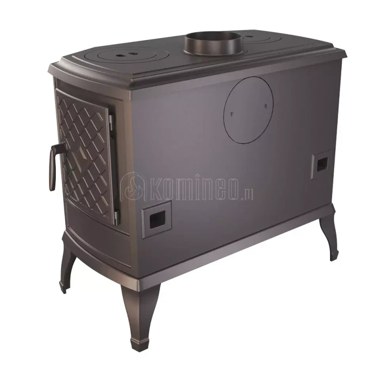 Piec kominkowy żeliwny z płytą grzewczą KAWMET P7 CookTop PB ECO