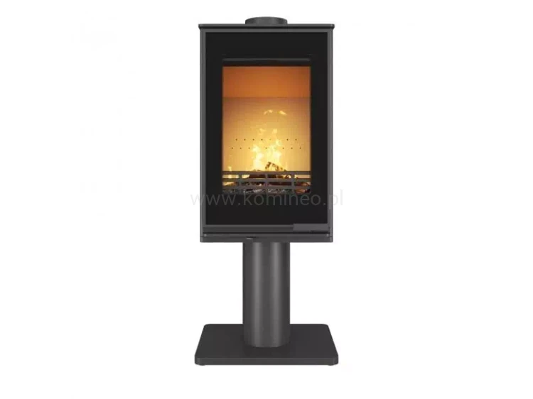 Piec kominkowy stalowo-żeliwny KAWMET VENUS S16 Leg Decor ECO, piec wolnostojący na nodze
