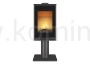 Piec kominkowy stalowo-żeliwny KAWMET VENUS S16 Leg Decor ECO, piec wolnostojący na nodze