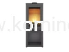 Piec kominkowy stalowo-żeliwny KAWMET VENUS S16 S-BOX ECO, piec wolnostojący ze schowkiem na drewno