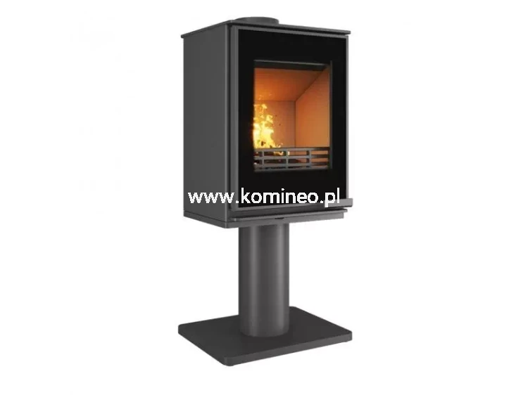 Piec kominkowy stalowo-żeliwny KAWMET HARITA S15v Leg Decor ECO, piec wolnostojący na nodze