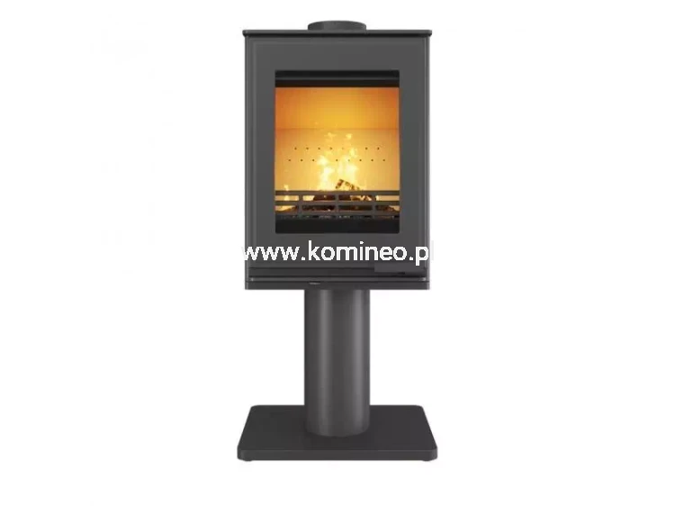 Piec kominkowy stalowo-żeliwny KAWMET HARITA S15v Leg ECO, piec wolnostojący na nodze
