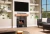 DIMPLEX BELGRAVIA - kominek elektryczny wolnostojący w salonie po telewizorem