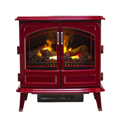 DIMPLEX GRAND ROUGE Optimyst Kominek elektryczny 3D wolnostojący, kolor czerwony