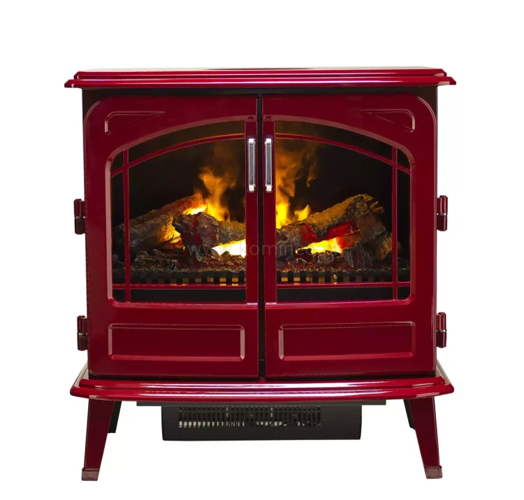 DIMPLEX GRAND ROUGE Optimyst Kominek elektryczny 3D wolnostojący, kolor czerwony