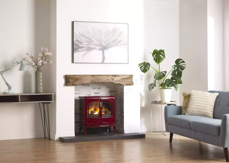 DIMPLEX GRAND ROUGE Optimyst Kominek elektryczny 3D wolnostojący - aranżacja