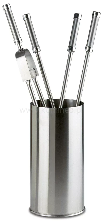 ArtFuego Z-2123-2-IN Zestaw kominkowy ze stali nierdzewnej inox, w pojemniku (wiaderku)