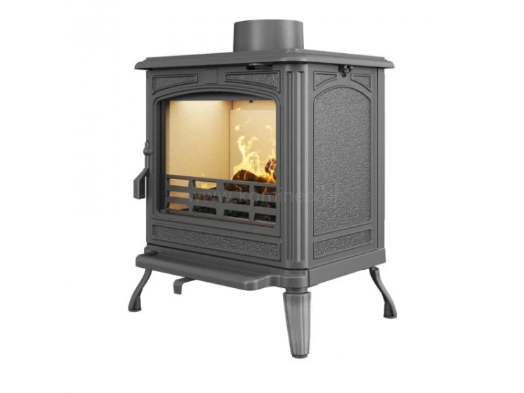 Piec kominkowy żeliwny KAWMET Premium HESTIA S17 ECO  z dolotem powietrza zewnętrznego
