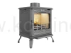 Piec kominkowy żeliwny KAWMET Premium HESTIA S17 ECO  z dolotem powietrza zewnętrznego
