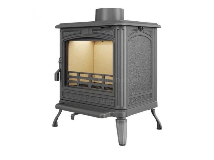 Piec kominkowy żeliwny KAWMET Premium HESTIA S17 ECO  z dolotem powietrza zewnętrznego
