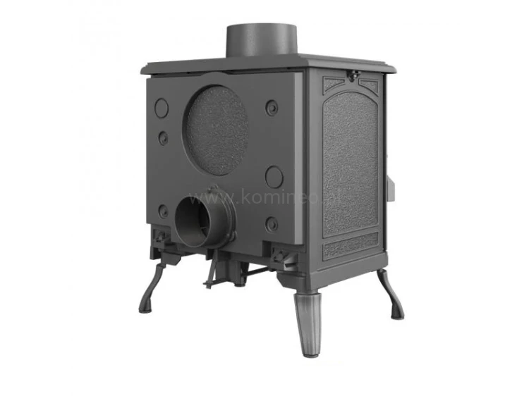 Piec kominkowy żeliwny KAWMET Premium HESTIA S17 ECO  z dolotem powietrza zewnętrznego