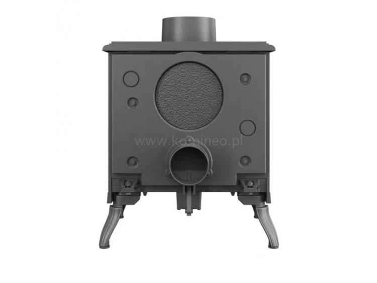Piec kominkowy żeliwny KAWMET Premium HESTIA S17 ECO  z dolotem powietrza zewnętrznego