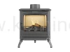 Piec kominkowy żeliwny KAWMET Premium HESTIA S17 ECO  z dolotem powietrza zewnętrznego