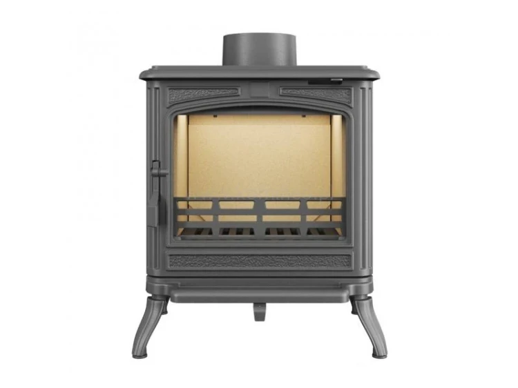 Piec kominkowy żeliwny KAWMET Premium HESTIA S17 ECO z dolotem powietrza zewnętrznego