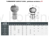Turbowent DARCO TU350-PT podstawa wciskana - schemat