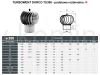 Turbowent DARCO TU300-R podstawa rozbieralna - schemat