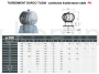 Turbowent DARCO TU300-PK podstawa kwadratowa stała - schemat