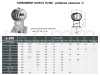 Turbowent DARCO TU300-N podstawa nastawna kwadratowa - schemat