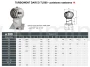 Turbowent DARCO TU300-N podstawa nastawna kwadratowa - schemat