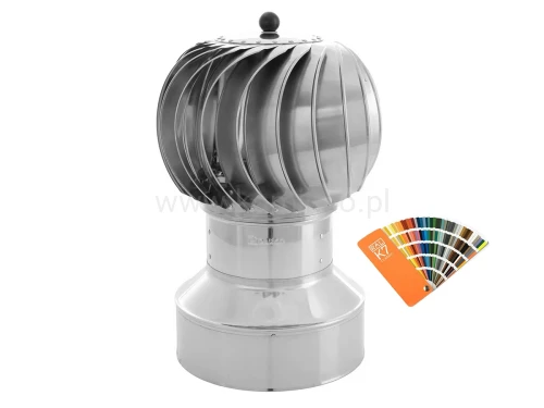 Turbowent DARCO TU-ML-B-K z kołnierzem zamykającym ocieplenie  - nieotwierany